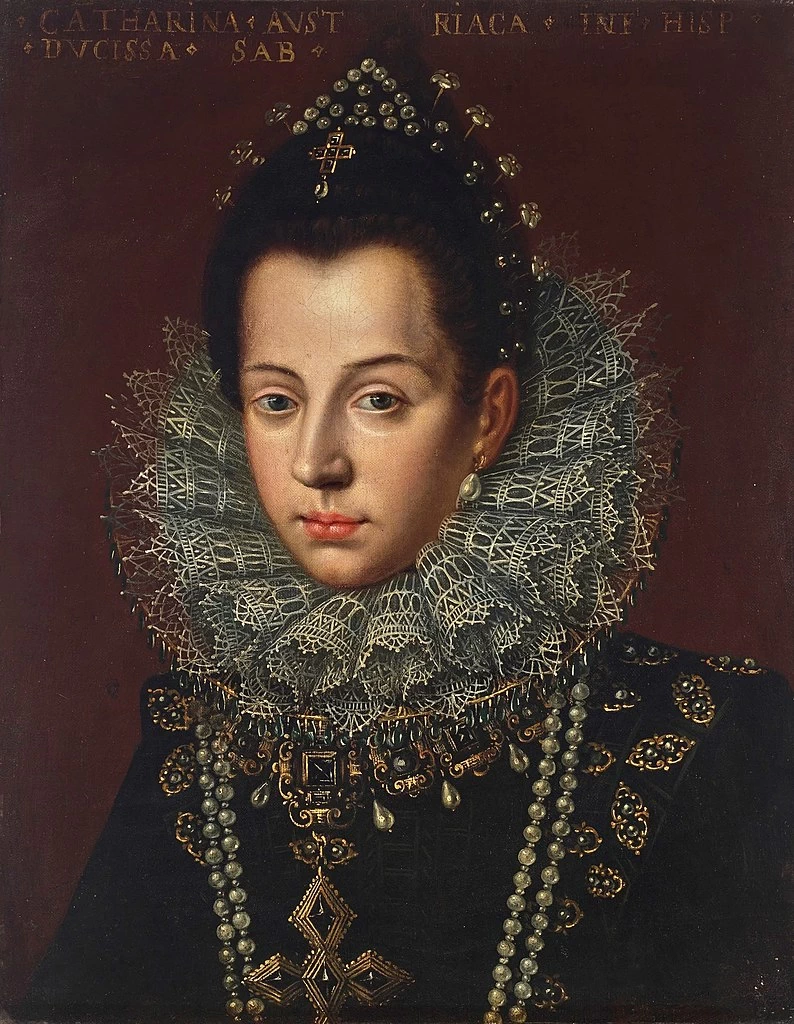 Ritratto di Catalina Micaela, Duchessa consorte di Savoia - attribuito